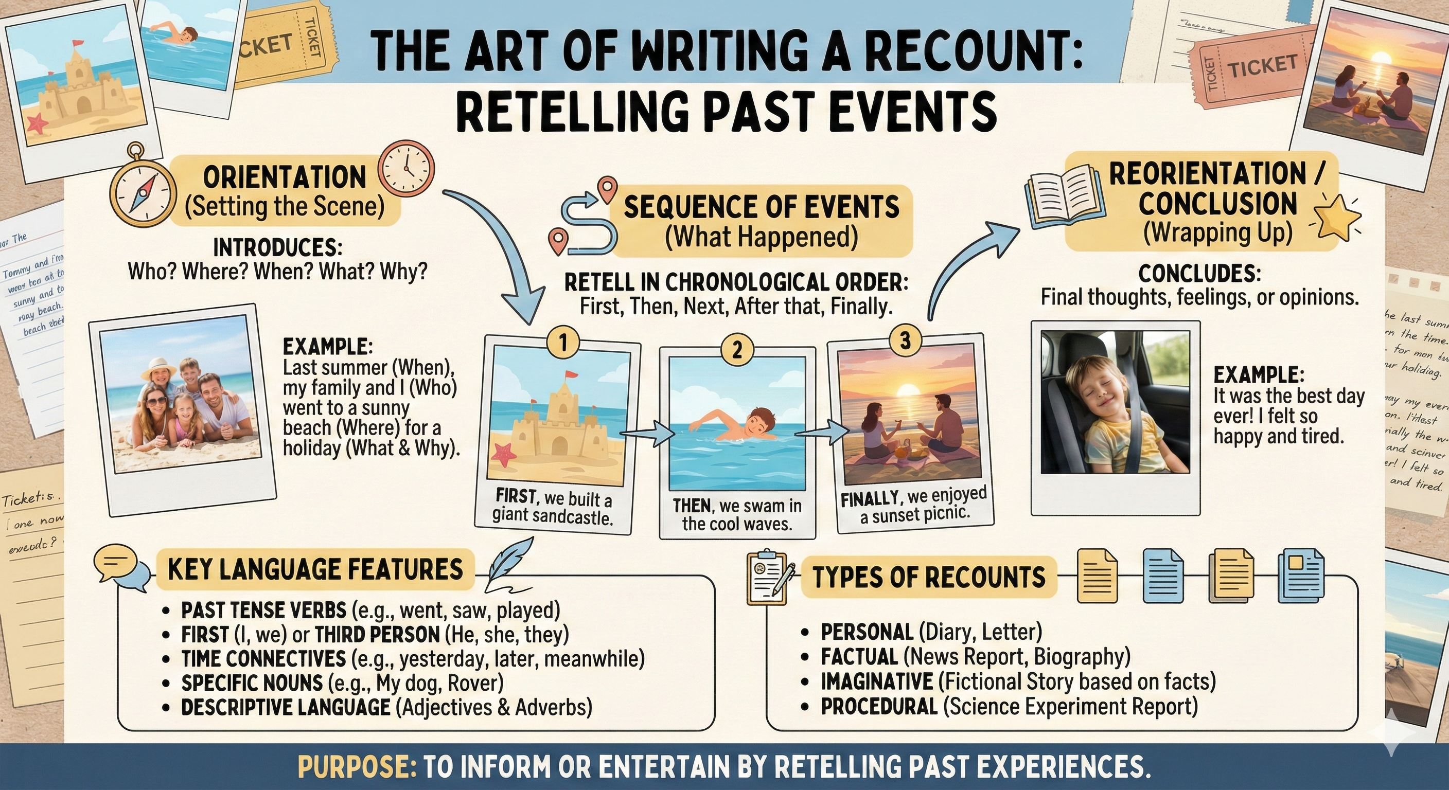 Preview of Recount & Retell Writing
